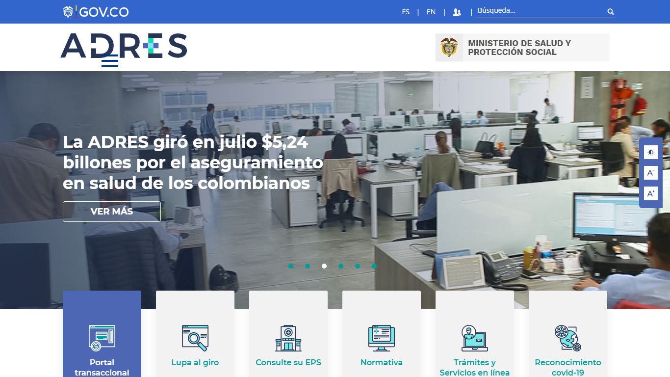 Inicio - ADRES